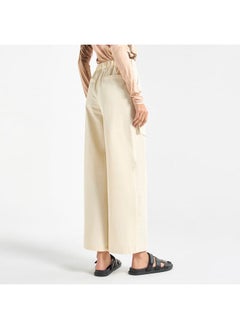 FAV Solid Cargo Pants with Pockets  - Image 3
