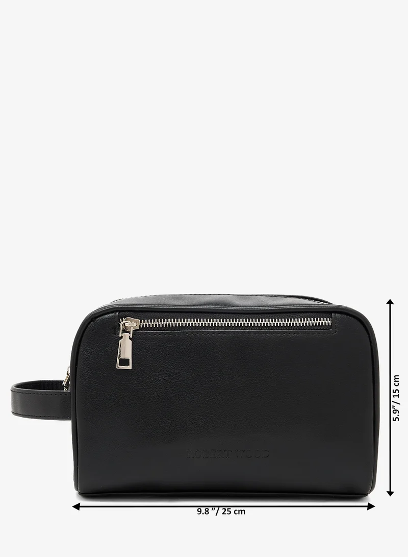 Robert Wood  Zip Closure Toiletry Bag with branding for Men | Best Price UAE
