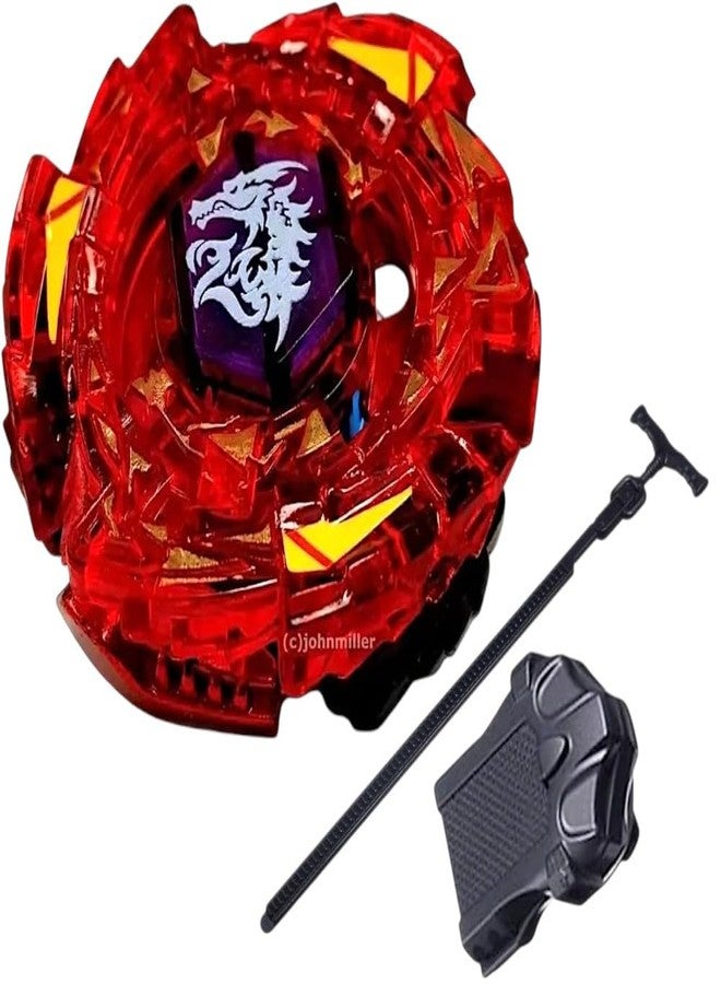 مجموعة بي بليد Battlekid Rapidity BB 98 Metro L-Drago Rush Red Dragon مع قاذفة (متعددة الألوان) - Image 1