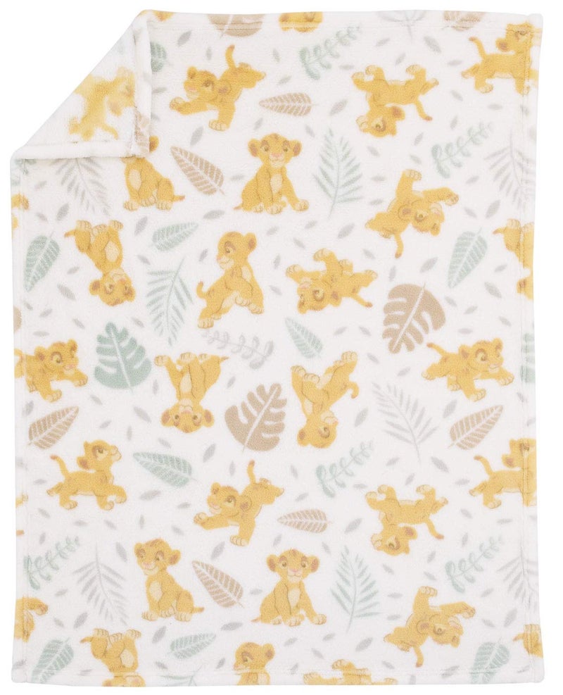 NoJo Disney Lion King French Fiber Baby Blanket