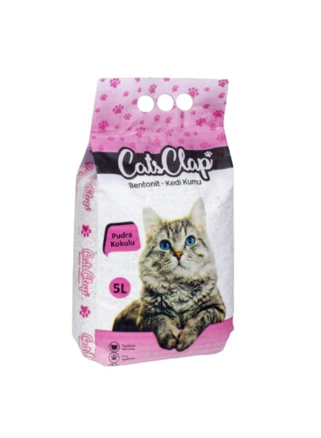 رمل تركي معطر لفضلات القطط - 5 لتر