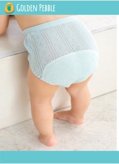 bbet Potty Training Pants 5 Pieces Breathable Training Pants Potty Training Underwear, Washable Cloth Diaper for Baby 6 Layers Breathable Cotton Absorbent Trainer Pants for Toddler Baby Boys Girls Waterproof,Reusable  Diaper Size L  - Image 3