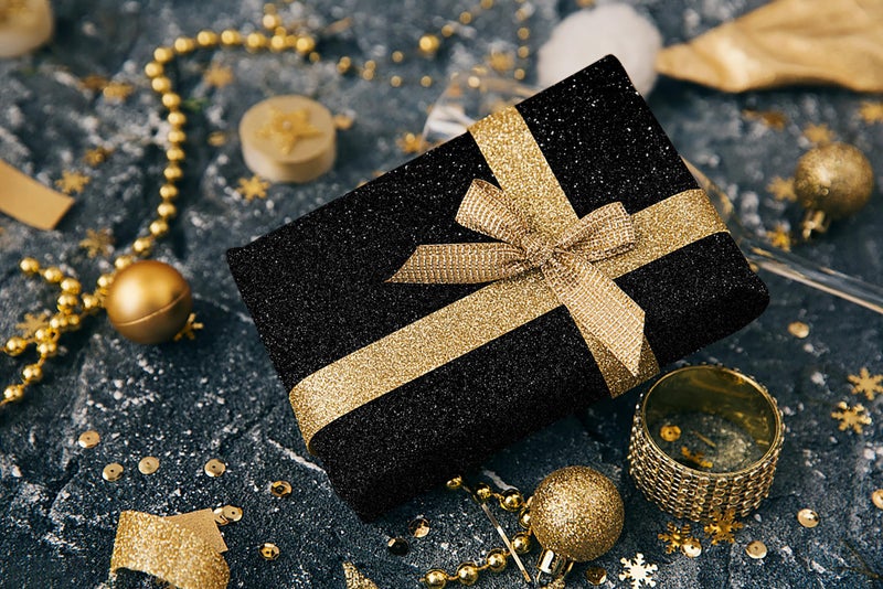 Kitico Glitter Black Wallpaper 17.7"x78.7" Self-Adhesive Peel and Stick Decorative DIY Decoration - Image 4
