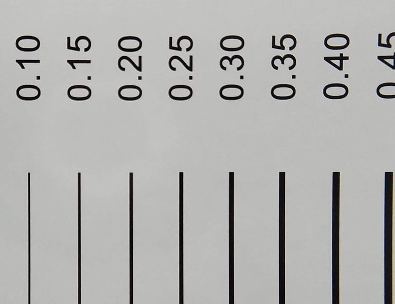 Sanyue Flaw Detection Gauge SEC Size Estimation Chart (Transparency) for Defects and Measuring (Transparent, 2) - Image 3