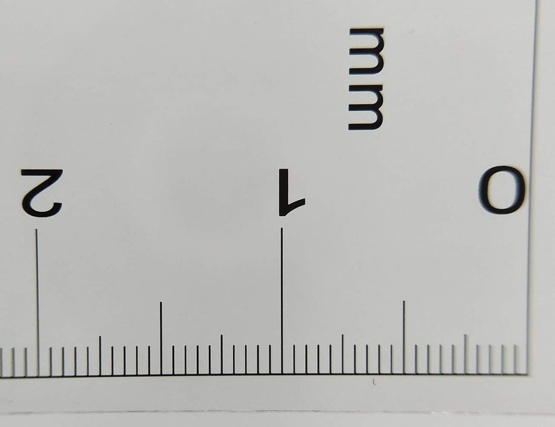 Sanyue Flaw Detection Gauge SEC Size Estimation Chart (Transparency) for Defects and Measuring (Transparent, 2) - Image 2
