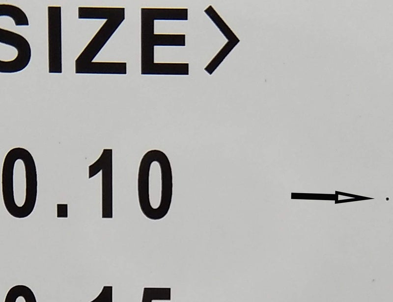 Sanyue Flaw Detection Gauge SEC Size Estimation Chart (Transparency) for Defects and Measuring (Transparent, 2) - Image 5