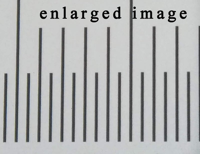 Sanyue Flaw Detection Gauge SEC Size Estimation Chart (Transparency) for Defects and Measuring (Transparent, 2) - Image 4
