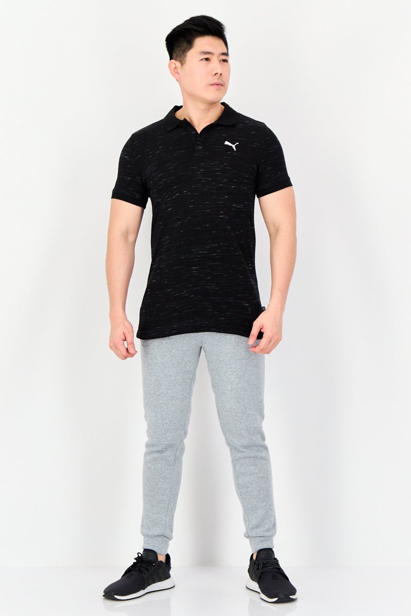 PUMA Men Sportswear Fit Short Sleeve Outdoor T-Shirt, Heather Black - Image 2