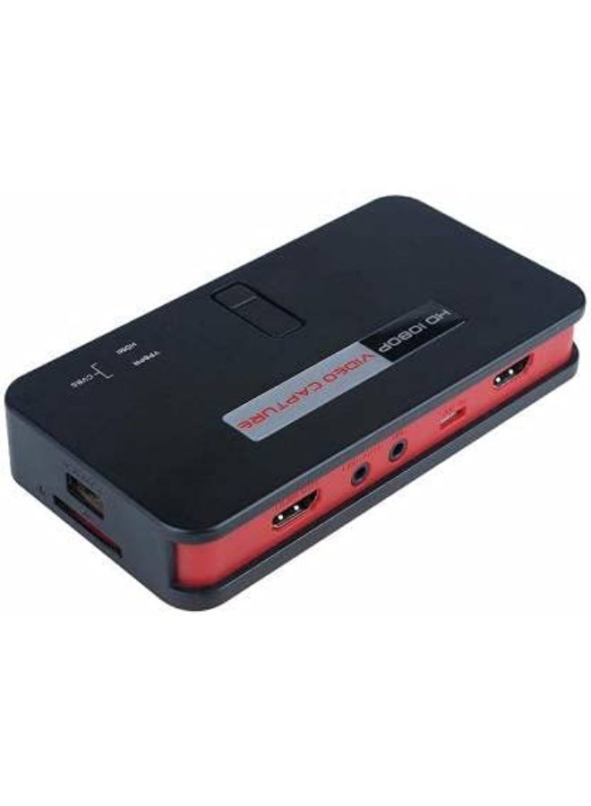 1080p HDMI video and game capture card for recording and converting video and audio to USB and SD card with YPbPr and Composite support. Original product. - Image 1