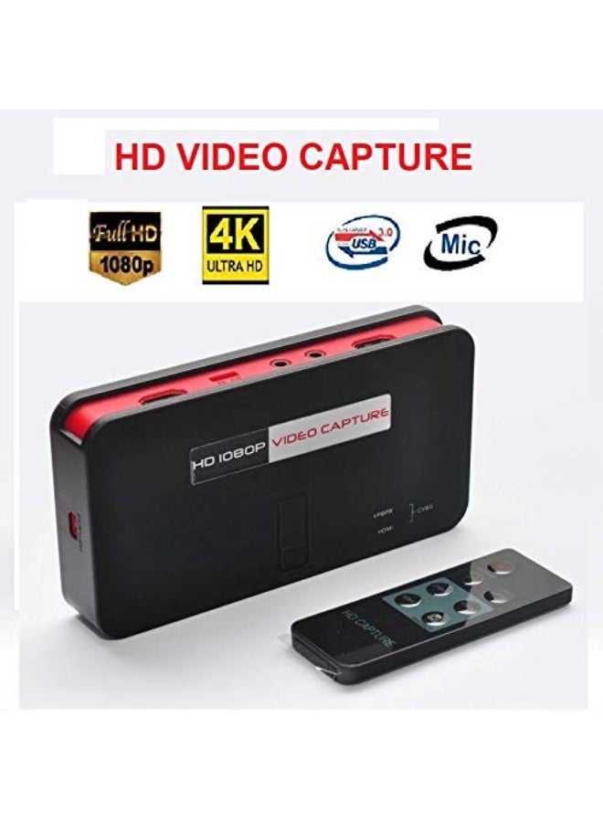 1080p HDMI video and game capture card for recording and converting video and audio to USB and SD card with YPbPr and Composite support. Original product. - Image 3