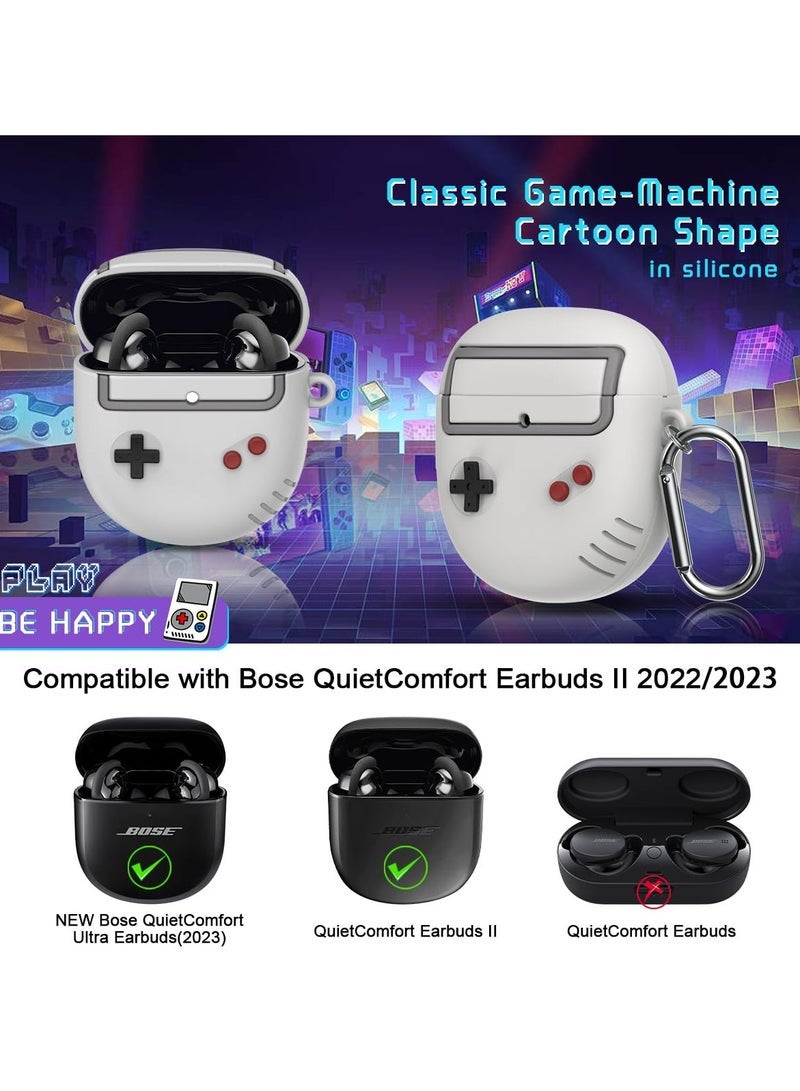 Captaintech Bose QuietComfort Earbuds II Case (2022) NEW QuietComfort Ultra Earbuds Case (2023), Silicone Cartoon Cool Case for QuietComfort Earbuds 2 Accessories  - Image 2
