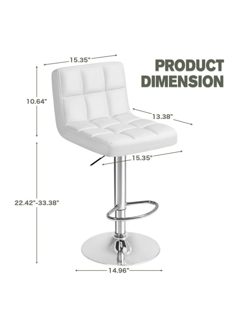 Mahmayi Ultimate C8541 Bar Stool - White  - Image 3