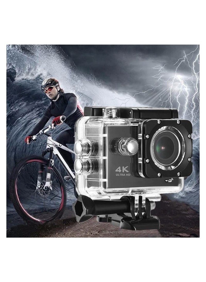 Generic - Action Camera 2.0 Waterproof DVR Sport Camera Wifi Remote Control Action Cam 720PHD Loop Recording Video Camcorder - Image 1