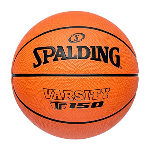 Spalding Varsity TF-150 Outdoor Basketball 27.5", Orange - Image 1