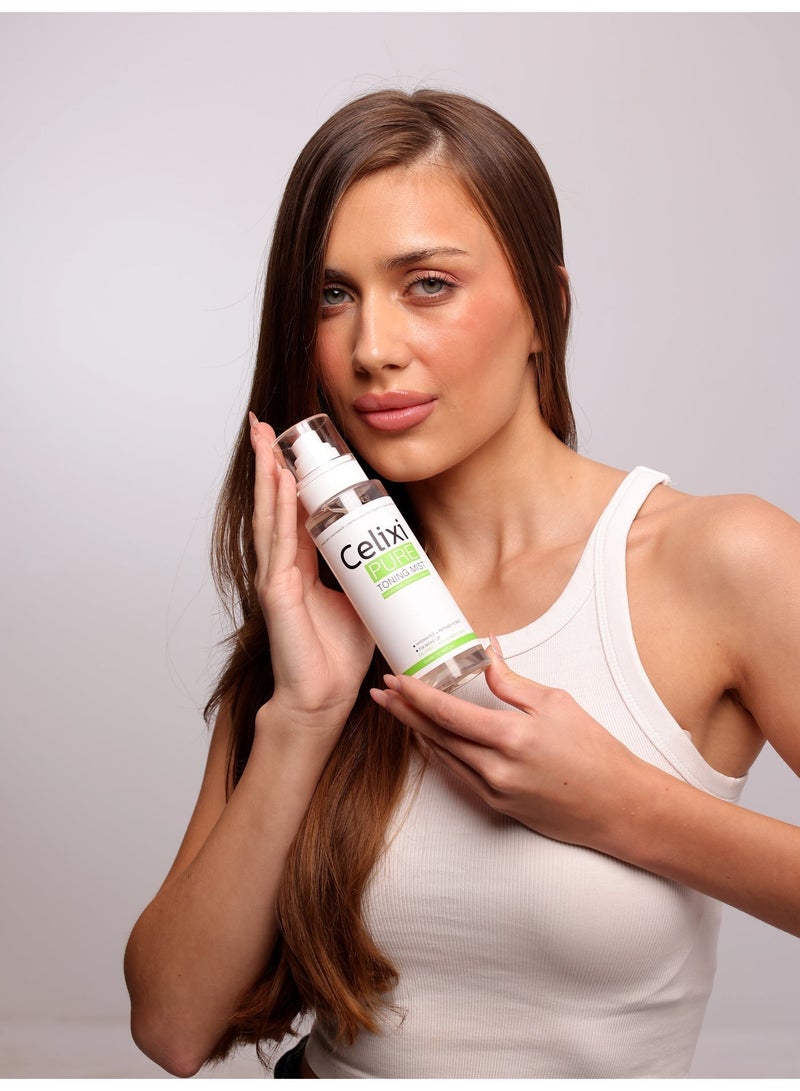 سيليكسي بيور Celixi® PURE الأمريكي – تونينج ميست للوجه – تونر للبشرة الدهنية والمختلطة – نياسيناميد وزنك – يرطب البشرة، ينقي المسام ويساعد على تثبيت المكياج – 200 مل - Image 3