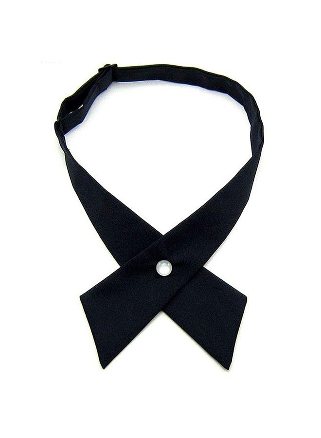Peachjoy Cross Tie, Tie for Men Women Adjustable Criss-Cross Bowtie School Uniform Pre Tied Bows Girls Neck Tie Accessories Work Tie Adjustable School Uniform Business Bow Tie Perfect for Party Shirt (2 Pcs) - Image 5