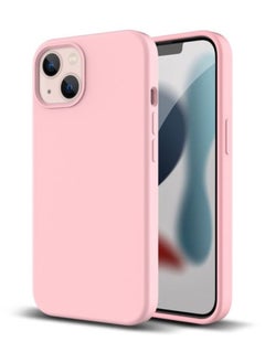 AKSESORY iPhone 14 Plus Pink Silicone Case (6.7”) – Shockproof Slim Fit Cover | Soft Touch, Anti-Scratch, Durable Protective Case for iPhone 14 Plus 