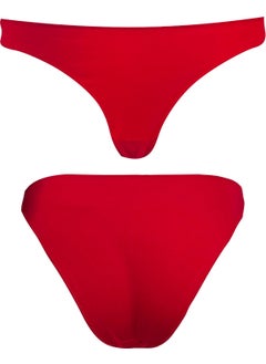 Yohannes Club Women's Cotton Basic Bikini Panties, 3-piece, Pink, Red, Claret Red  - Image 5
