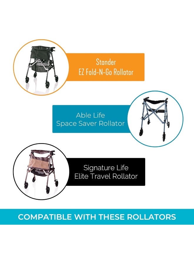 Stander Replacement Walker Hand Grips, Rolling Walker Foam Grip Handles for Adults, Seniors, and Elderly, Compatible with Stander, Able Life, and Signature Life Walkers and Rollators, Set of 2 - Image 5