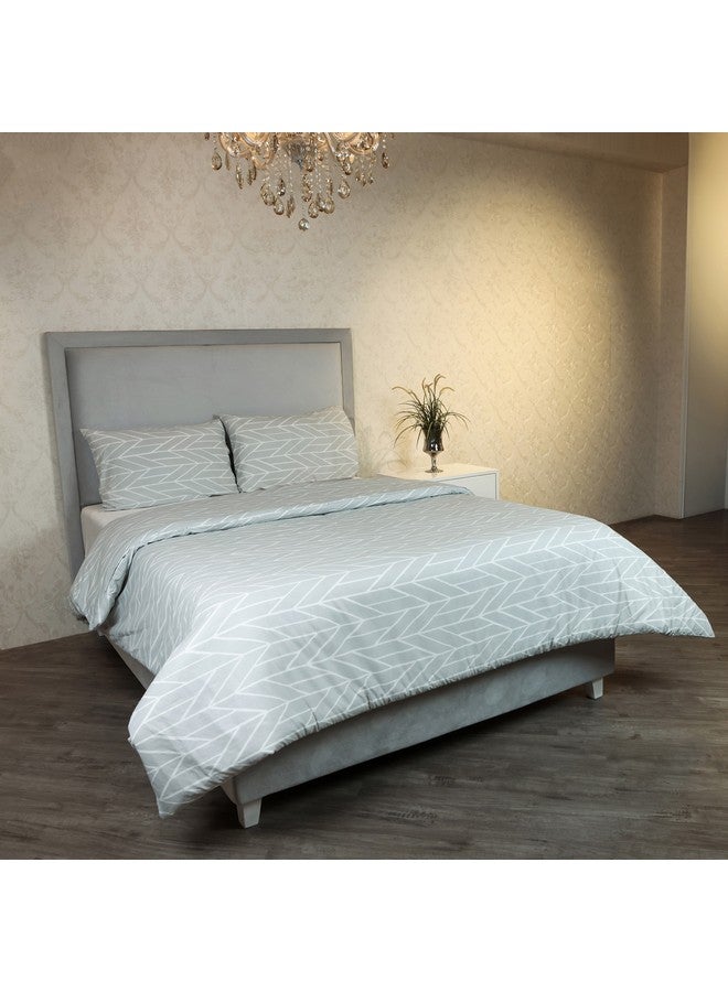 Home Box Malta Centrum 3-Piece Printed Cotton Super King Duvet Cover Set 240 x 220 cm  - Image 1