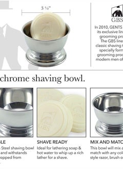 G.B.S Men's Professional Barber Wet Shaving Set- Interchangeable Shaving Razor + Bristle Brush + Bowl + Blades + Natural Shave Soap + Doppler Bag Old School Gentlemen Shaving kit- Shave like King  - Image 4