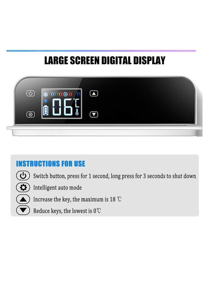 Small Fridge Cooler, Insulin Cooler Case Portable Insulin Bag Travel Keep Chilled at 2-8 Degrees, Medical Insulin Travel Case,3batteries - Image 4