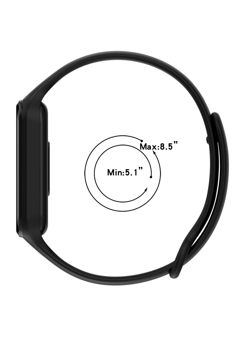 1Pcs Watch band for Redmi smart band 2/xiaomi band 8 active watch strap White
