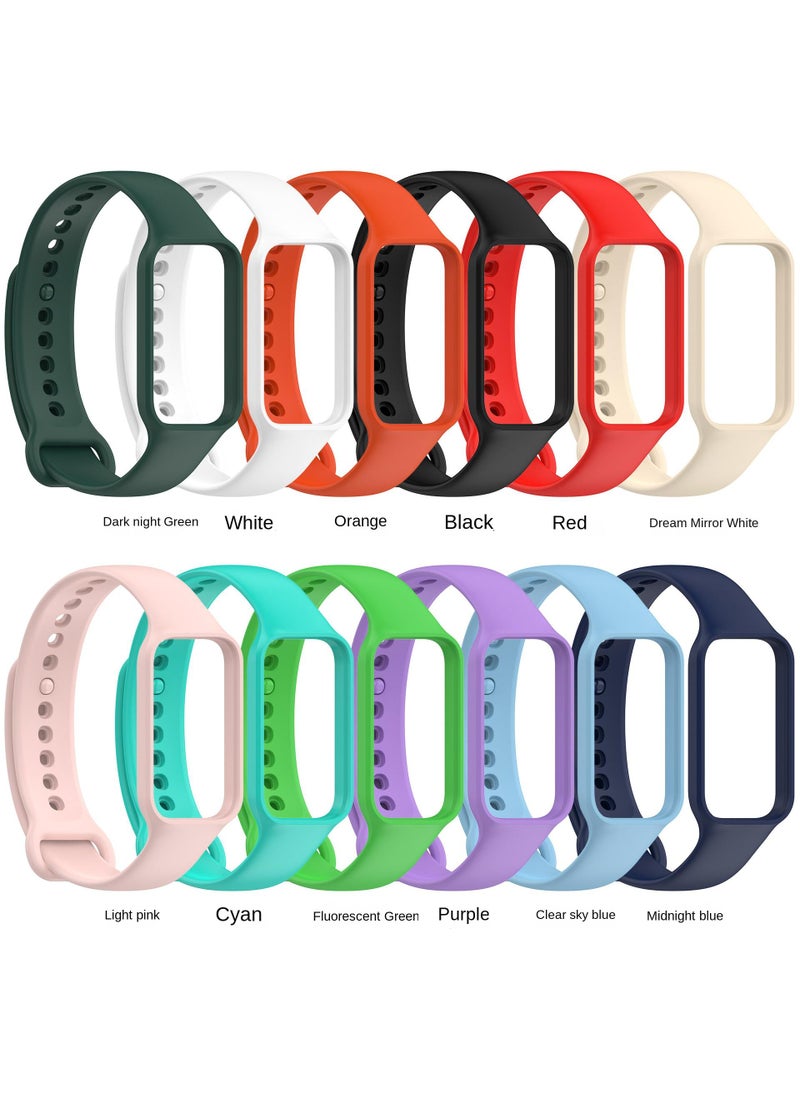 1Pcs Watch band for Redmi smart band 2/xiaomi band 8 active watch strap White