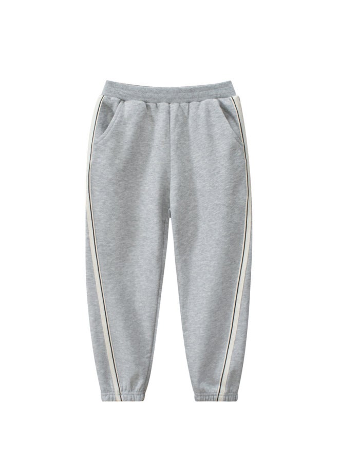 Grrr Boys Pants Autumn And Winter Girls Loose Sports Pants Cotton Children's Casual Pants A Generation Of Hair