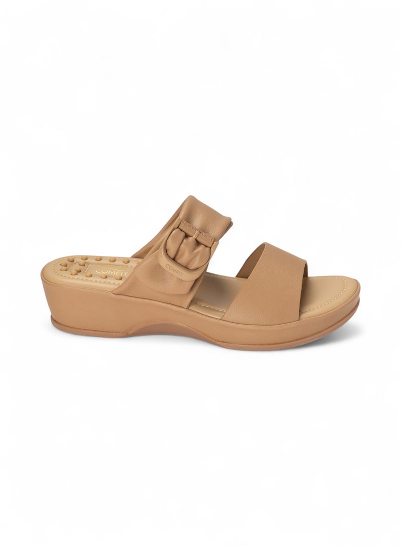 Bata Comfit Massage Textured Sandals - Image 1