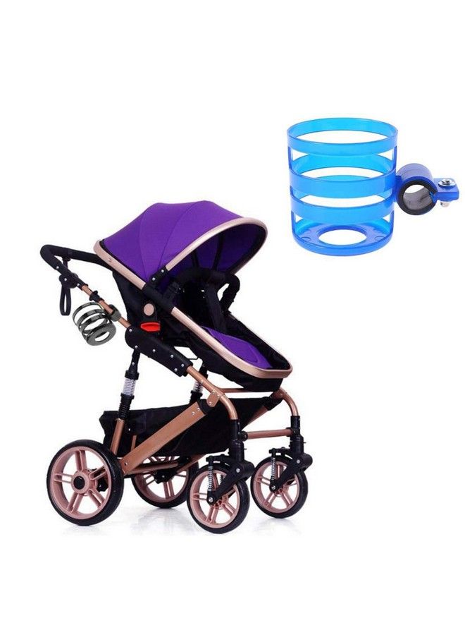 Safe-O-Kid Safe O Kid Universal Stroller Cup Holder Carrying Milk Bottle Stroller;Pram Accessories For Baby Blue Pack Of 2 - Image 3