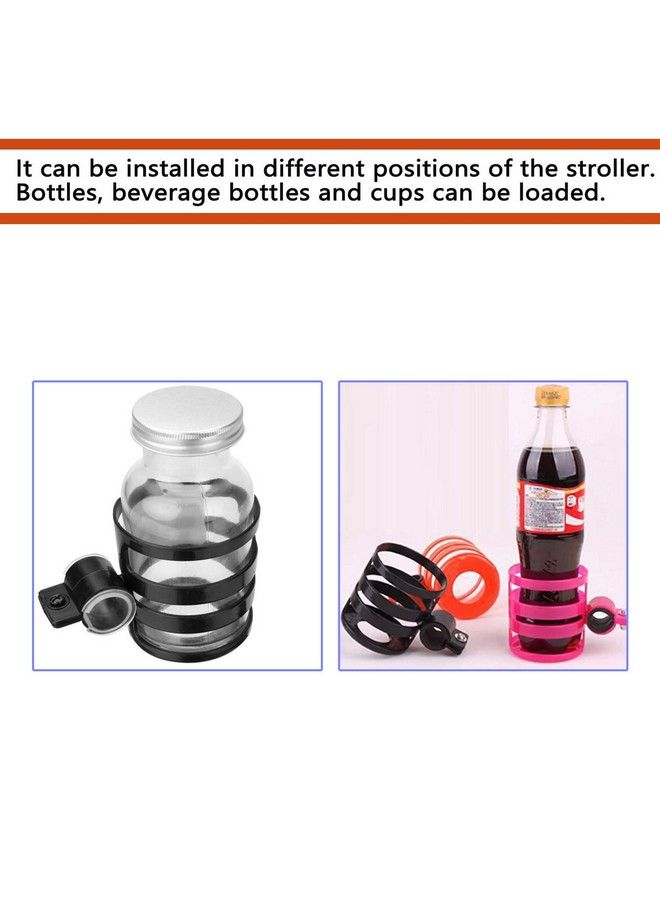 Safe-O-Kid Safe O Kid Universal Stroller Cup Holder Carrying Milk Bottle Stroller;Pram Accessories For Baby Blue Pack Of 2 - Image 5