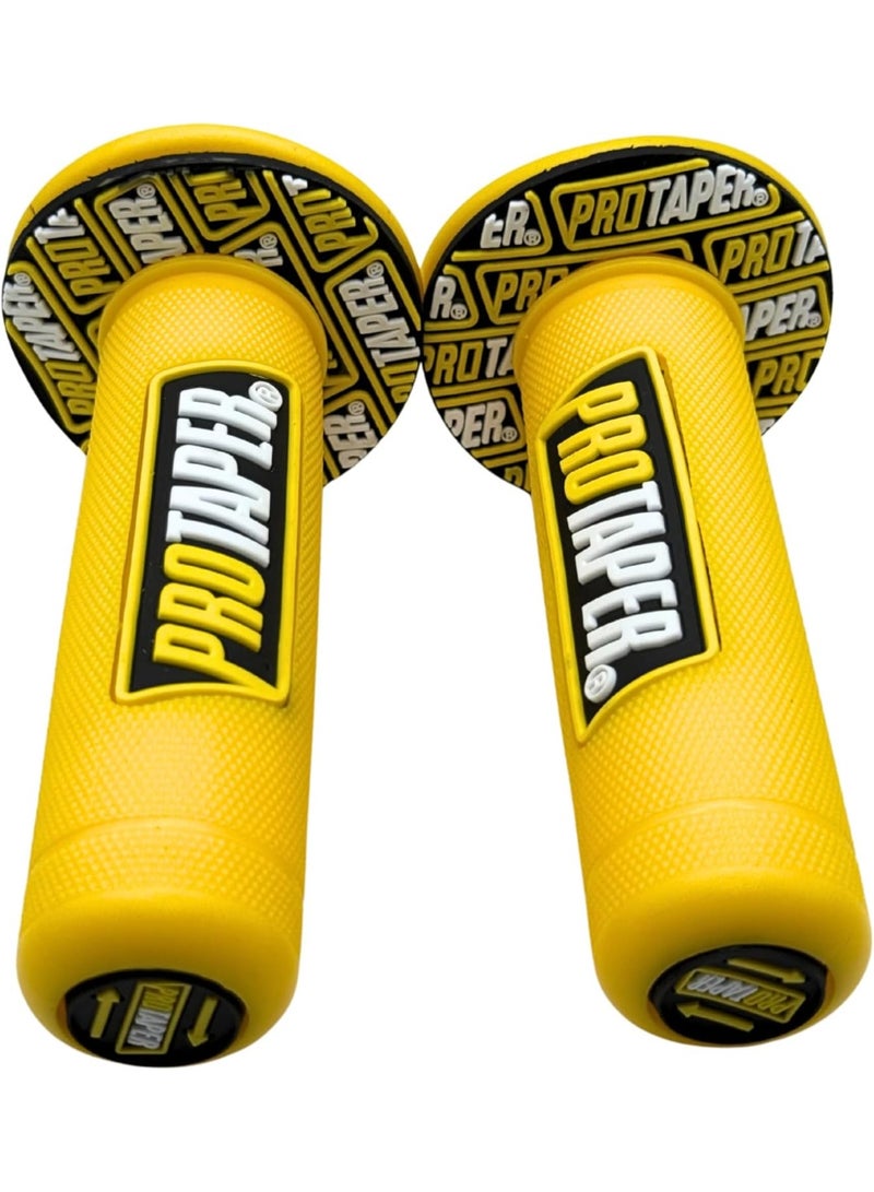Pro Tapes Synergy Dual Density MX Handlebar Grips – 7/8” Motorcycle Motocross Dirt Bike Grips for CRF, YZF, EXC - Image 4