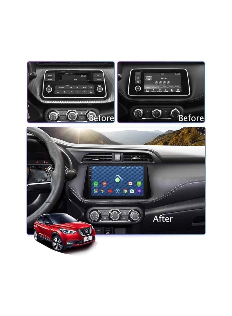 SHEZA STAR Android Car Stereo for Nissan Kicks 2017 2018 2019 2020 1GB RAM 32GB ROM MirrorLink WiFi BT, 10 Inch 2.5D IPS Touch Screen with Backup Camera Included - Image 2