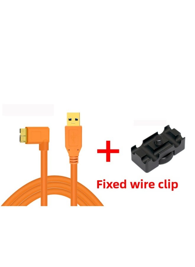 Suitable For Camera Online Shooting Line Nikon Canon Connected To The Computer Real-time Transmission Line SLR D5 High-speed Usb3.0-Color:8-meter Line [high-speed Transmission Clip] USB To Micro B-Model Specifications:Camera On-line  - Image 1