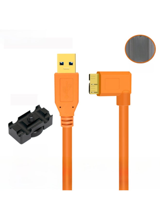 Suitable For Camera Online Shooting Line Nikon Canon Connected To The Computer Real-time Transmission Line SLR D5 High-speed Usb3.0-Color:8-meter Line [high-speed Transmission Clip] USB To Micro B-Model Specifications:Camera On-line  - Image 2
