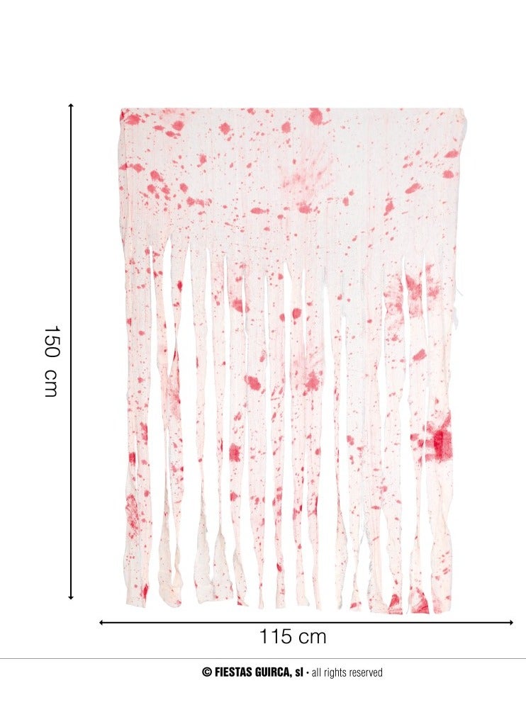 Fiestas Guirca BLOODY CURTAIN 115X150 CMS (26456)