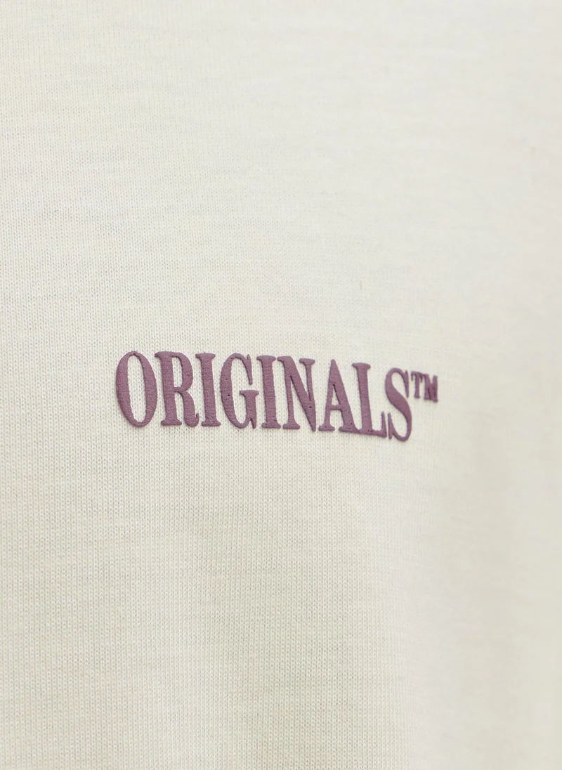 JACK & JONES  Graphic Loose Fit Long Sleeve T-Shirt for Men | Best Price UAE