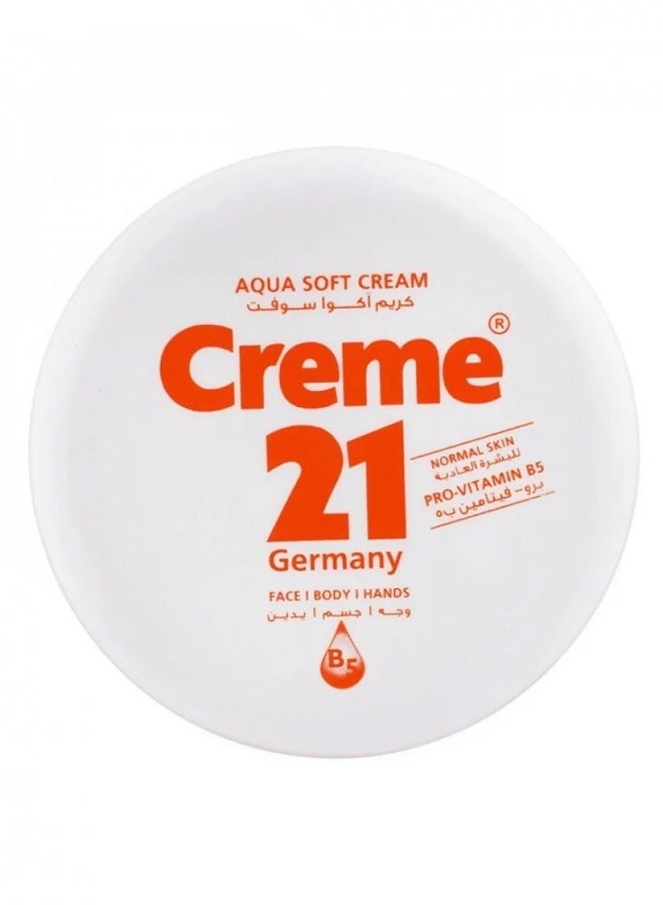 سوفت كريم اكوا سوفت برو فيتامين بي 5 للبشرة العادية من كريم21 - 150مل