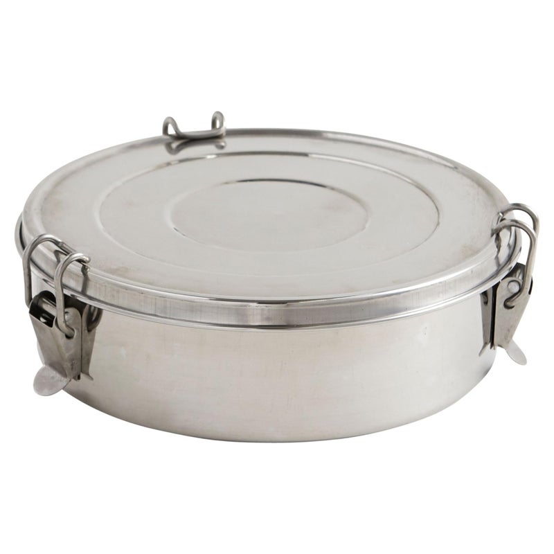 IMUSA 1.5Qt Stainless Steel Flan Mold with Lid, Round Baking Pan for Flan, Cheesecake, Pudding, and Desserts, Silver - Image 1