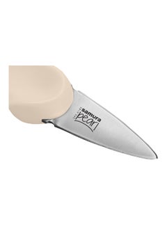 Samura Samura Pearl Oyster Knife | 3.0"/ 73 mm | Beige | Lens Shaped Stainless Steel Blades | Thermoplastic Handle | Single Layered | For Opening Oysters  - Image 3