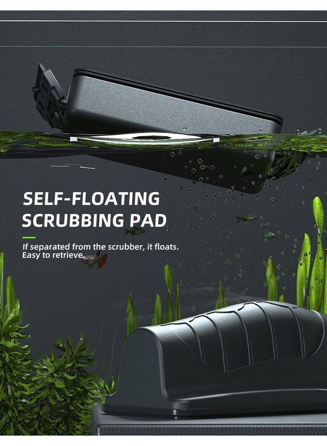 Jasonwell Magnetic Aquarium Fish Tank Cleaner Magnet Scraper for Glass Aquariums Cleaning Tools Scrubber Floating Brush (S) - Image 4