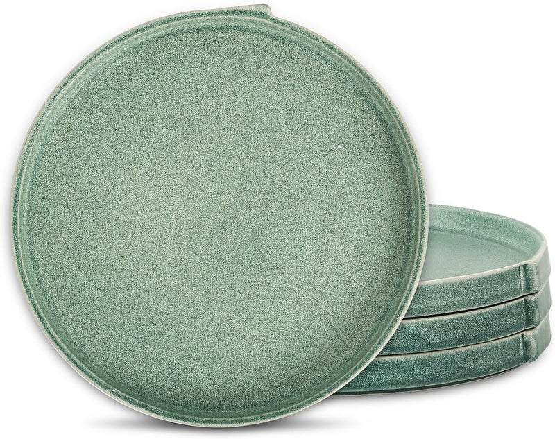 Stone Lain Bao 4Piece Dinner Plate Set Stoneware Green - Image 1