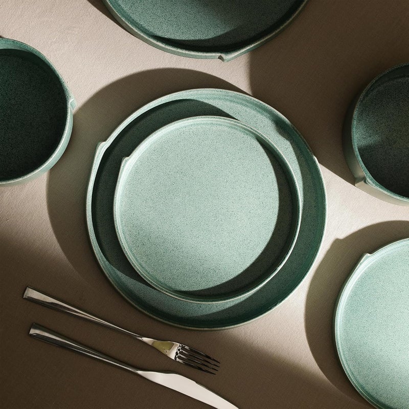 Stone Lain Bao 4Piece Dinner Plate Set Stoneware Green - Image 4