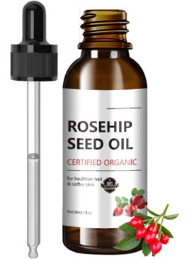 Rosarden Rosehip Seed Oil for Face and Skin 100 Cold Pressed Rosehip Oil Moisturizer Organic Rosehip Oil For AntiAging Reduce Fine Lines Wrinkles Softer Skin Rosehip Seed Oil for Women Massage Body Hair 