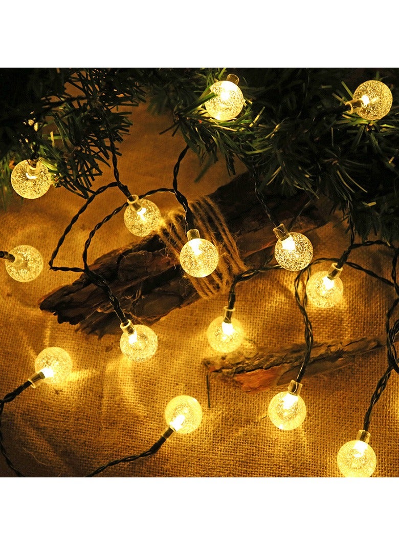 أضواء خيطية بكرة كريستالية LED – إضاءة زخرفية للمنزل، الحديقة الخارجية، حفلات الزفاف، عيد الفطر والمناسبات الاحتفالية، مثالية لخلق أجواء إضاءة دافئة وجميلة - Image 4