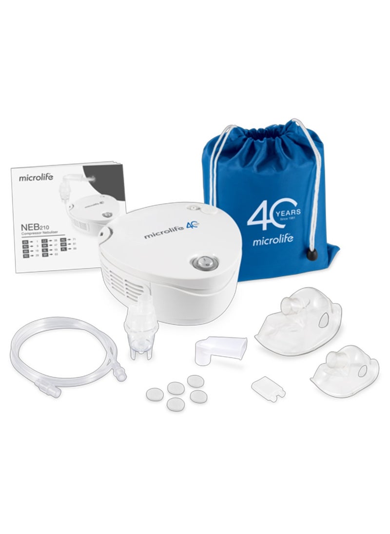NEB 210 Compressor nebuliser Innovative nebulisation system for an efficient treatment