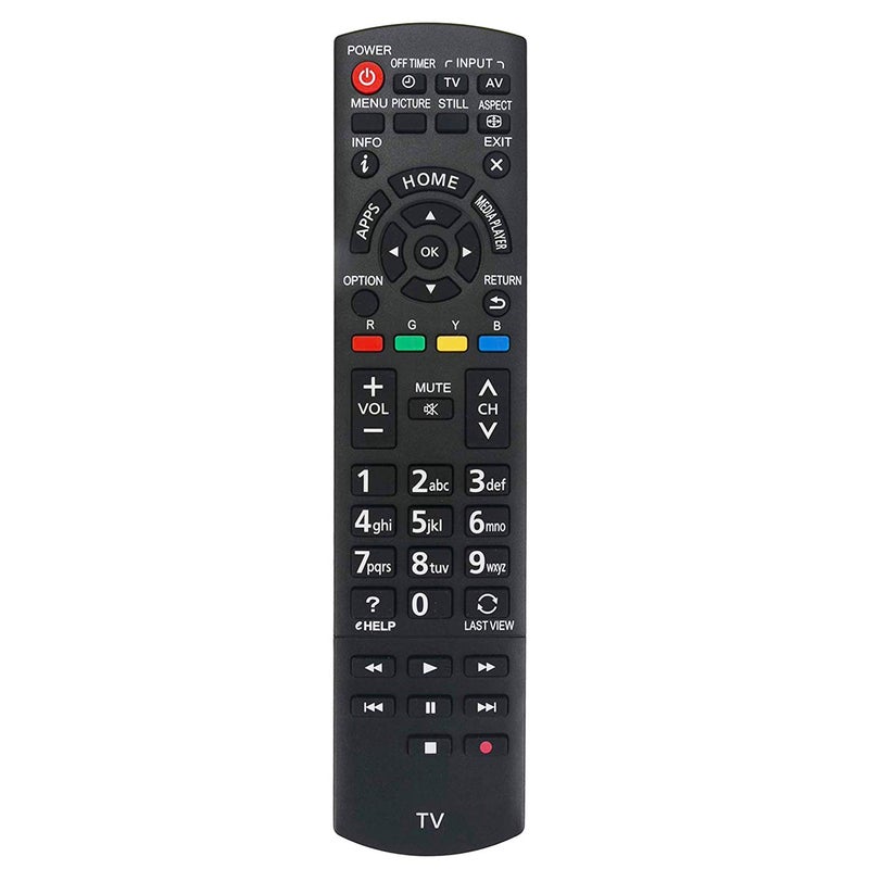 Allimity N2QAYB000834 Remote sub N2QAYB000832 Replace for Panasonic Viera LED TV TH-32AS610G TH-50AS610K TH-32AS610M TH-50AS610G TH-42AS610K TH-50AS610M TH-42AS610G TH-42AS610M TH-L42E6M TH-L50E6M - Image 5