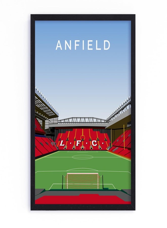 QUOTE - UNQUOTE ART Liverpool Merchandise, Anfield Frame,11x14 inches, Black Frame - Image 2