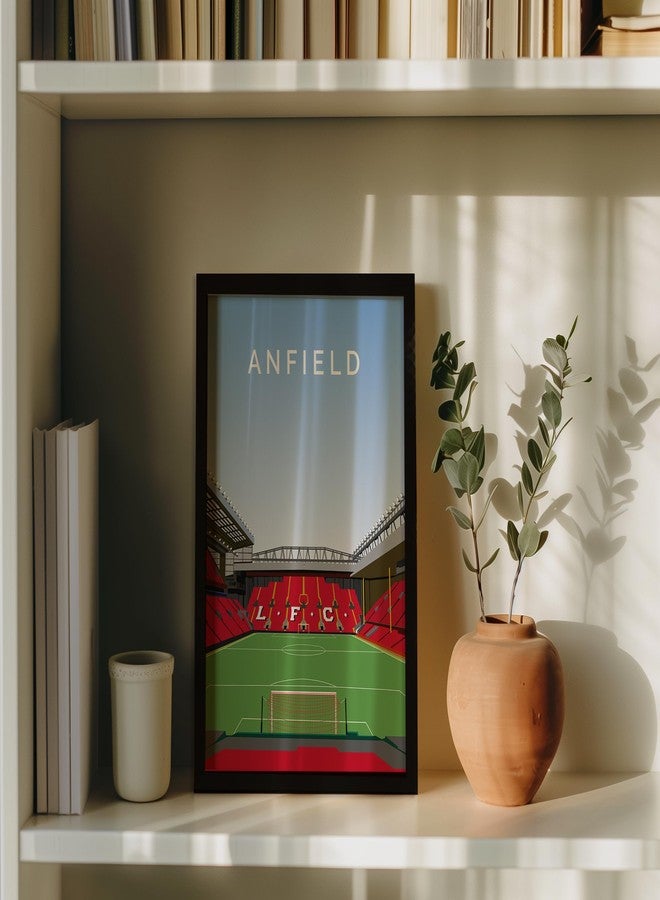 QUOTE - UNQUOTE ART Liverpool Merchandise, Anfield Frame,11x14 inches, Black Frame - Image 3